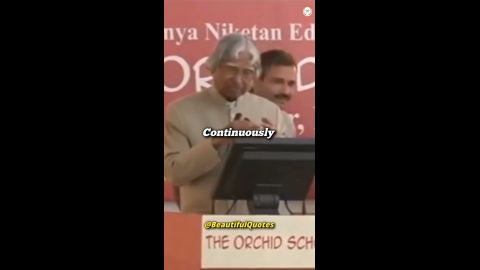More than a billion Abdul Kalam | Interaction with students | Dr. APJ Abdul Kalam speech |




-----------------------------------------
Copyright Disclaimer under section 107 of the Copyright Act of 1976, allowance is made for “fair use” for purposes such as criticism, comment, news reporting, teaching, scholarship, education and research. Fair use is a use permitted by copyright statute that might otherwise be infringing. Non-profit, educational or personal use tips the balance in favour of fair use.

This content doesn't belong to ‘Beautiful Quotes’ , it is edited and shared only for educational and learning purpose, and if the content owners (visual or audio) have any issue, we request you to kindly message to this page or mail us at ‘rjtabhishekkr1112090@gmail.com’ , thus we short out the problem.
Thank you!
----------------------------------------



#shorts #apjabdulkalam #motivation #goals #dream